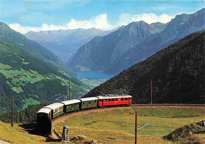 74027254 Eisenbahn Railway Chemin de Fer Rhaetische Alp Gruen Puschlav Veltlin