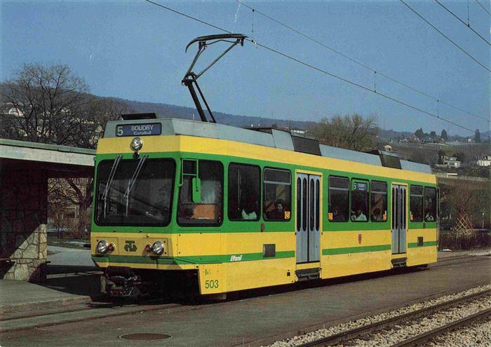 74027820 Strassenbahn Tramway-- Tramways de Neuchatel Be 4/4 503 SWS/BBC