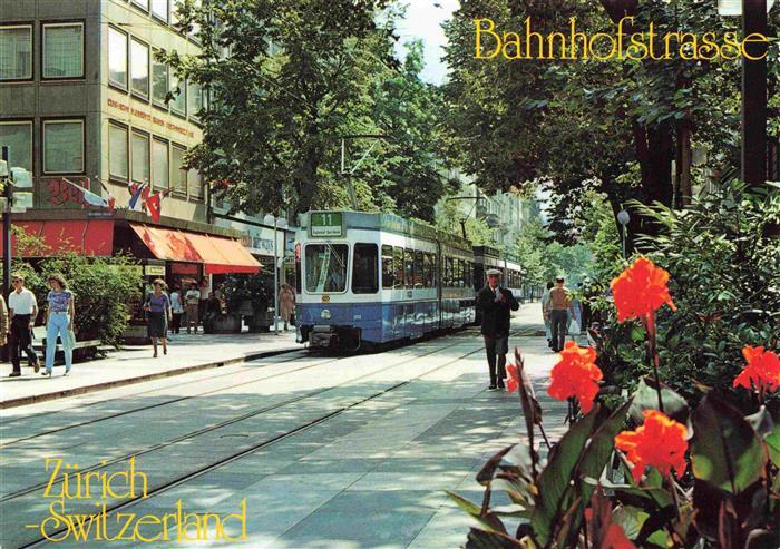 74027842 Strassenbahn Tramway-- Schweiz Zuerich Bahnhofstrasse