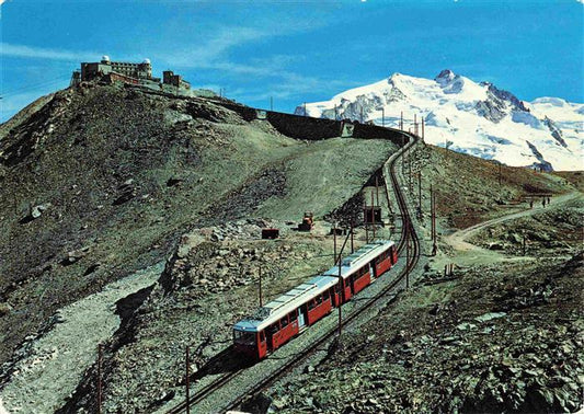 74027851 Zahnradbahn Standseilbahn Furniculaire Rack Railway-- Zermatt Gornergra