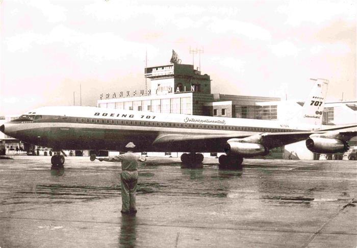 74007196 Aéroport Aéroport Francfort-sur-le-Main Rhein Main Boeing 707