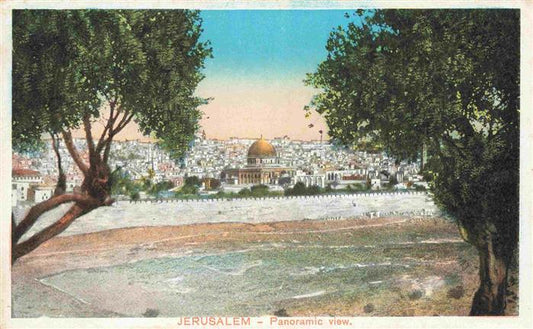 73965760 Jerusalem  Yerushalayim Israel Panoramic view