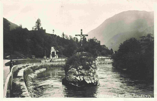 73965794 Bad Ischl Salzkammergut AT Partie am Fluss Kreuzstein