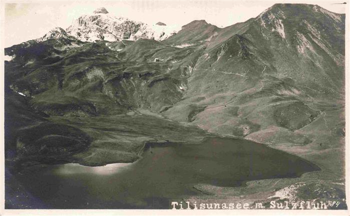 73965796 Tilisunasee Montafon AT Panorama Bergsee mit Sulzfluh