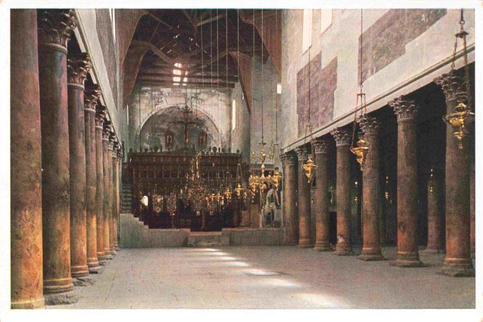 73965829 Bethlehem Yerushalayim Israel Interior of the Church of the Nativity