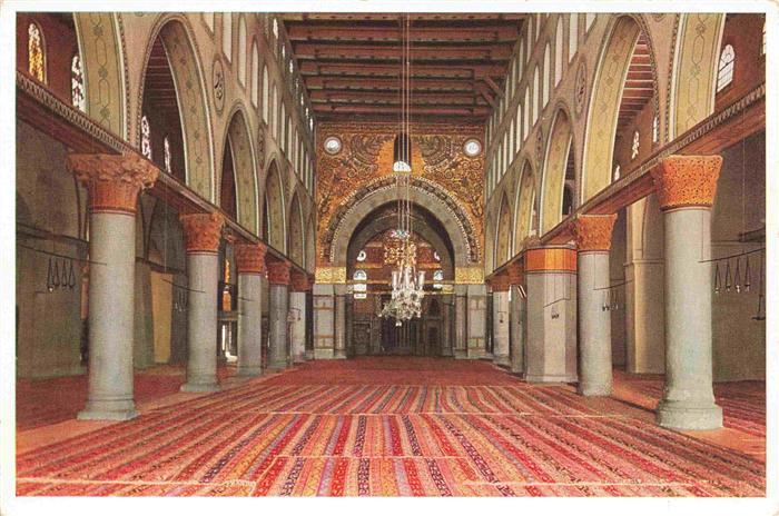 73965838 Jerusalem  Yerushalayim Israel Aksâ Mosque interior from entrance