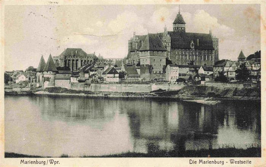 73965576 Marienburg   Westpreussen MALBORK PL Die Marienburg Westseite Feldpost