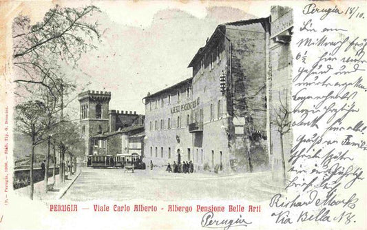 73965595 PERUGIA Umbria IT Viale Carlo Alberto Albergo Pensione Belle Arti