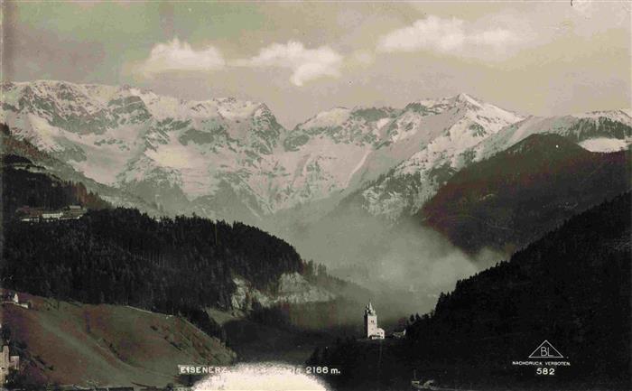 73965622 Eisenerz Steiermark AT Panorama mit Kirche