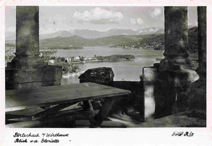 73965911 Poertschach Woerthersee Blick von der Gloriette