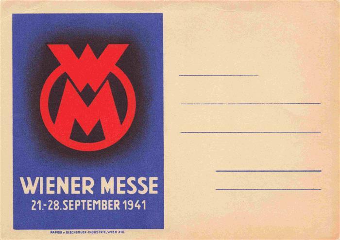 73965912 Wien AT Wiener Messe 1941 Signet