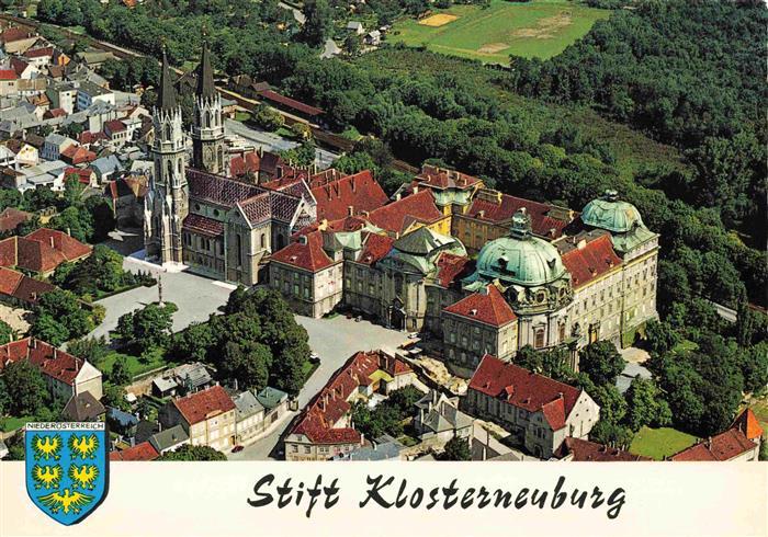 73965949 Klosterneuburg Augustiner Chorherrenstift Fliegeraufnahme