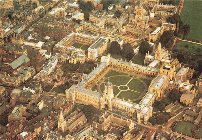 73965995 Oxford Oxfordshire UK Aerial view of Christ Church