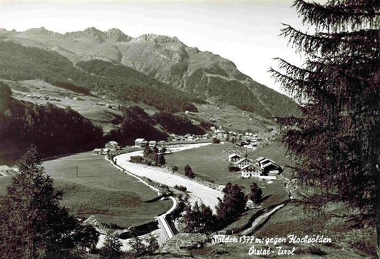 73966169 Soelden  oetztal AT Panorama mit Hochsoelden