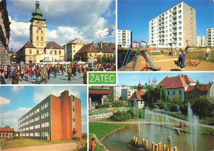 73966193 Zatec Saaz CZ Mestska pamatkova rezervace Svetozname centrum chmelarske