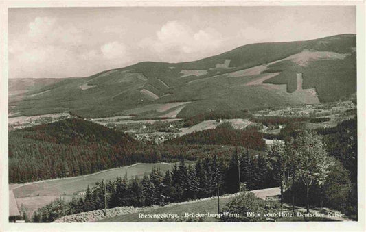 73966610 Brueckenberg Krummhuebel Riesengebirge PL Panorama Blick vom Hotel Deut