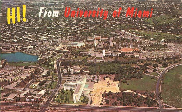 73966636 Coral Gables Florida USA University of Miami aerial view