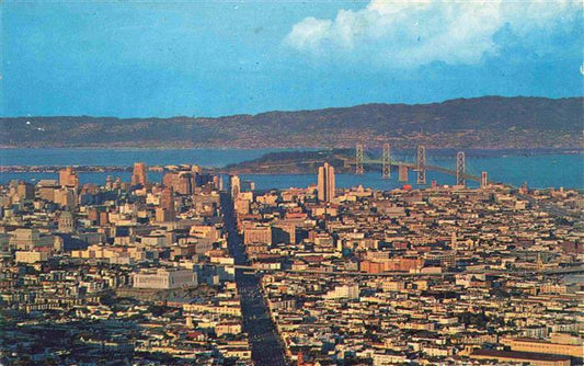 73966645 SAN FRANCISCO California USA Panorama The City and the Golden Gate as s