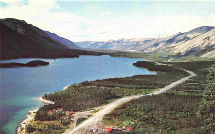 73966684 Muncho Lake Alaska USA Panorama