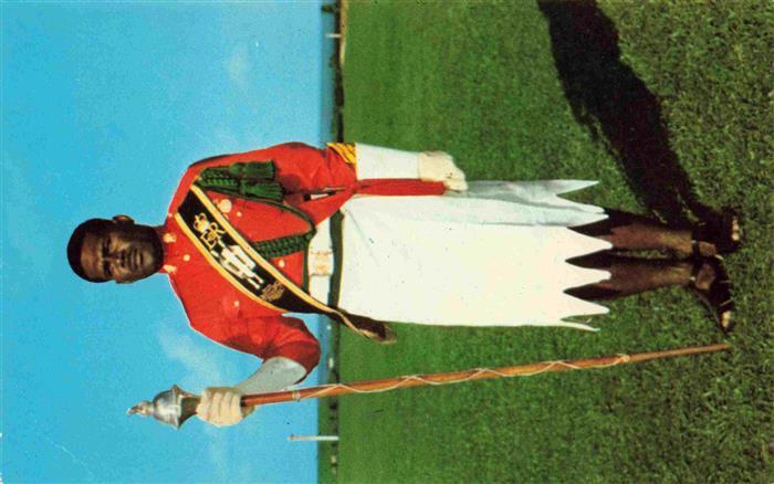 73966729 Fiji Fiji Islands NZ Drum Major Sgt. Epeli Rayawa Drum Major of the