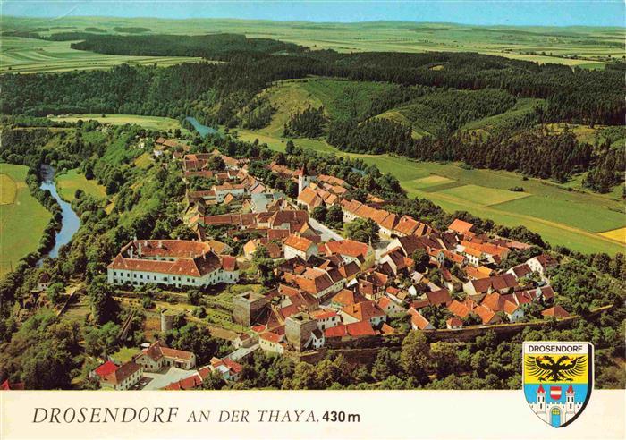 73966945 Drosendorf-Zissersdorf Thaya Niederoesterreich AT Panorama Perle des Th