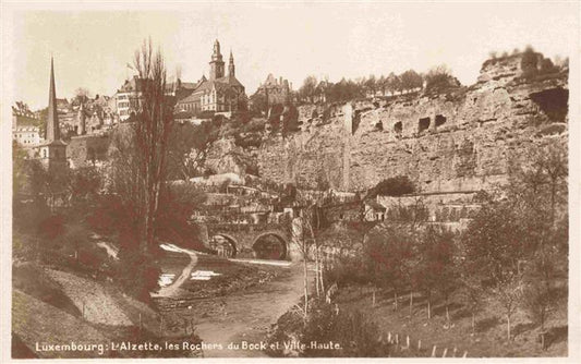 73966561 LUXEMBOURG  Luxemburg Alzette les Rochers du Bock et Ville Haute