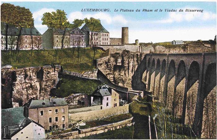 73966575 LUXEMBOURG  Luxemburg Le Plateau du Rham et le Viaduc du Bisserweg