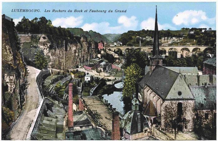 73966576 LUXEMBOURG  Luxemburg Les Rochers du Bock et Faubourg du Grand