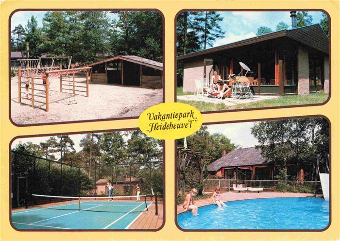 73966816 Beekbergen NL Vakantiepark Heideheuvel piscine du court de tennis