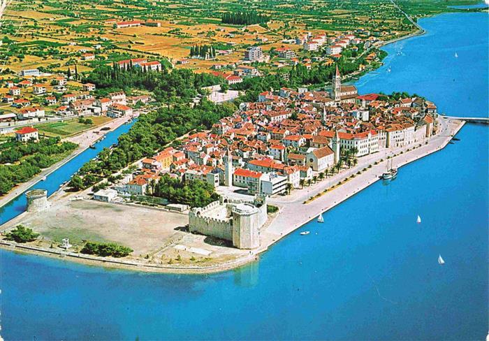 73968811 Trogir Trau Croatia Fliegeraufnahme