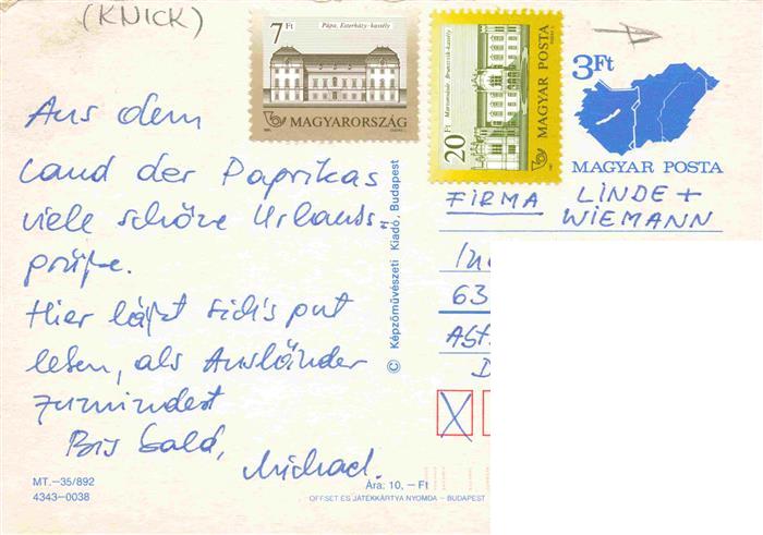 73969298 Miskolc Mischkolz HU Aussichtsturm Denkmal Kirche Sender