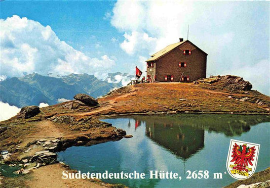 73969316 Sudetendeutsche-Huette 2650m Grossglockner Kaernten AT Berghaus Bergsee