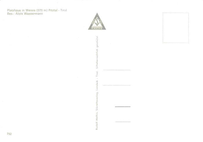 73969328 Wenns Pitztal Tirol AT Platzhaus Fassadenmalerei