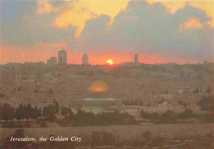 73969348 Jerusalem  Yerushalayim Israel The Golden City seen from Mount of Olive