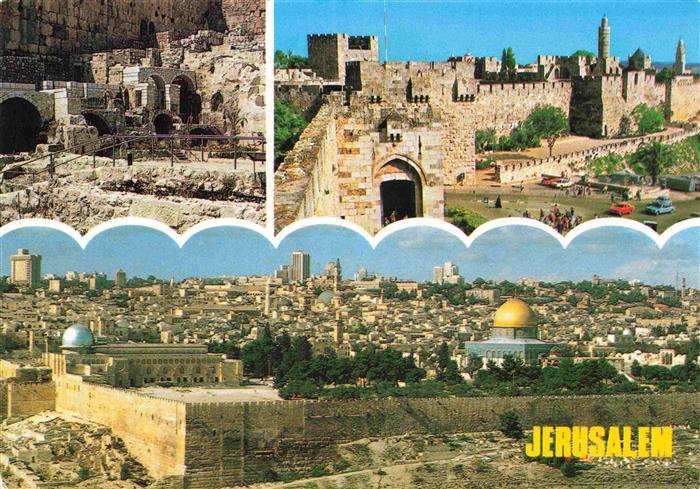 73969394 Jerusalem Yerushalayim Israel Partial views panorama