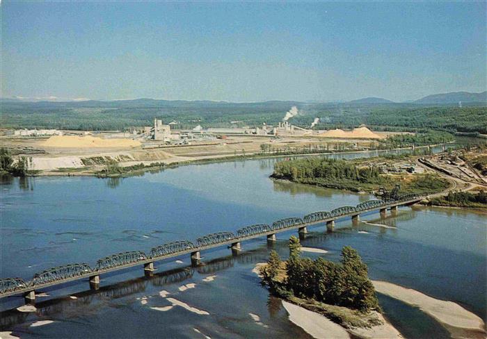 73969406 Prince George British Columbia Bird's eye view Industry Oil Refinery Pu