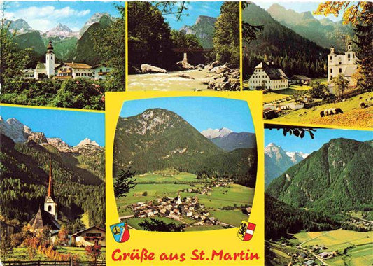 73969438 St Martin Lofer AT Panorama Pinzgauer Saalachtal Alpen