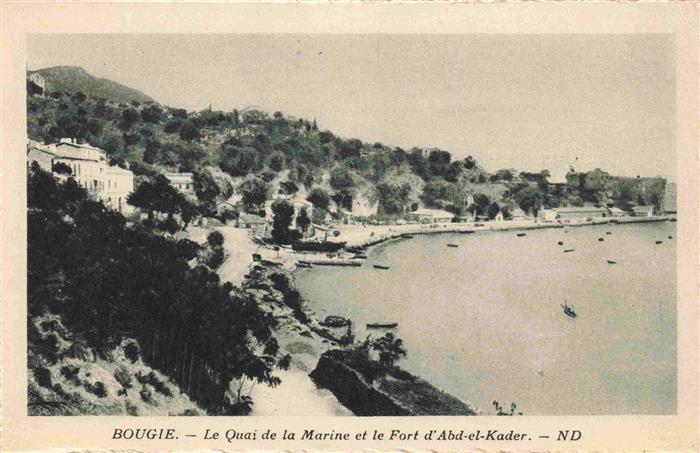 73969093 Bougie Bejaia Algerie Le Quai de la Marine et le Fort d'Abd-el-Kader