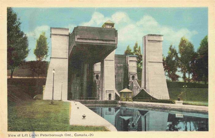 73969208 Peterborough Ontario Canada View of Lift Locks