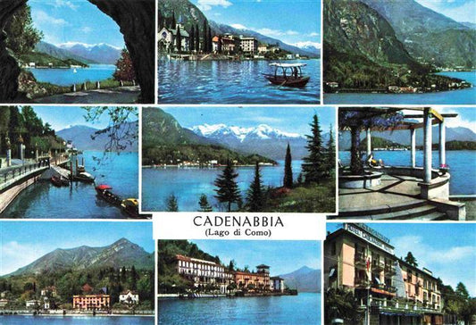 73969548 Cadenabbia Griante Lago di Como Lombardia IT Seepartien Teilansichten P