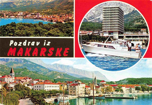 73969550 Makarske Makarska Croatia Panorama Hotel Ortsansicht