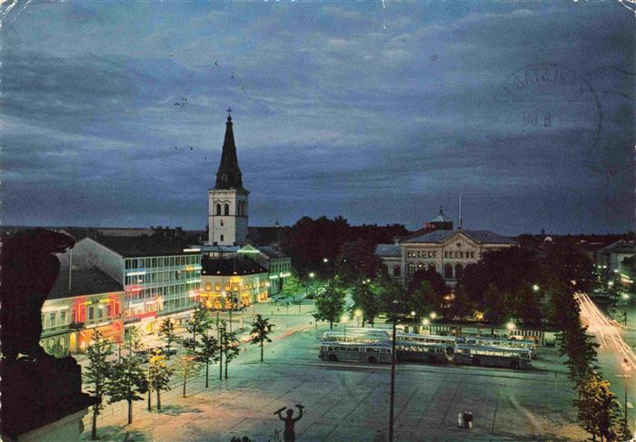 73969558 Karlstad  Sweden Stora torget och Domkyrkan