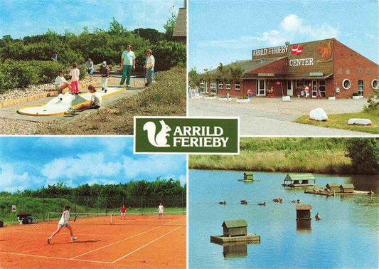 73969588 Mini-golf de Toftlund Arrild Ferieby Centre Court de tennis Swan Pond