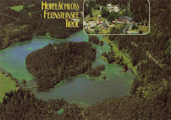 73969607 Fernsteinsee Nassereith Tirol AT Hotel Schloss Fernsteinsee Fliegeraufn