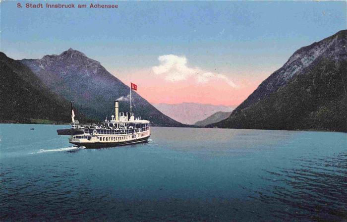 74032235 Schiffe Ships Navires S. Stadt Innsbruck Achensee