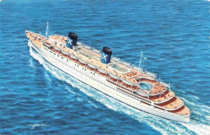 74032491 Dampfer Oceanliner RHMS Queen Frederica