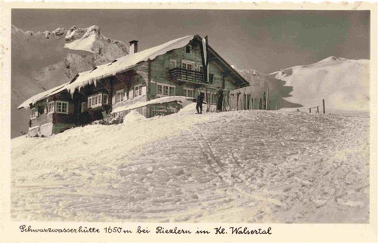 73969638 Riezlern Kleinwalsertal Vorarlberg Schwarzwasserhuette Wintersportplatz