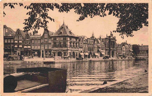 73969650 HAARLEM NL Spaarne met Oude Waag en Teijler's Museum