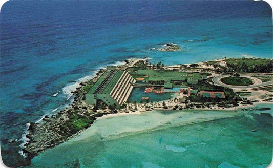 73969658 Cancun Can-Cun Mexico Hotel Camino Real aerial view