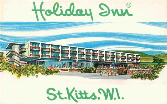 73969659 St Kitts and Nevis West Indies Liamuiga Holiday Inn Illustation